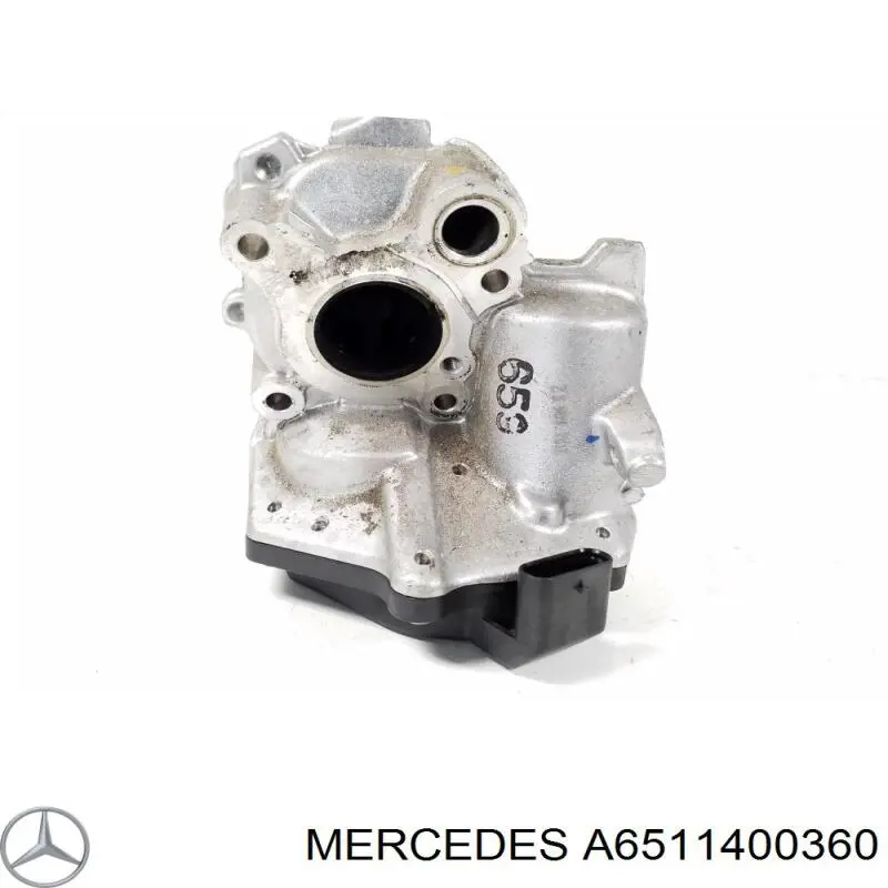 A6511400360 Mercedes Válvula EGR de recirculação dos gases