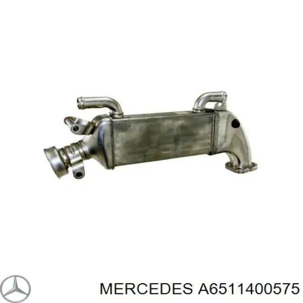 A6511400575 Mercedes Radiador do sistema EGR de recirculação dos gases de escape