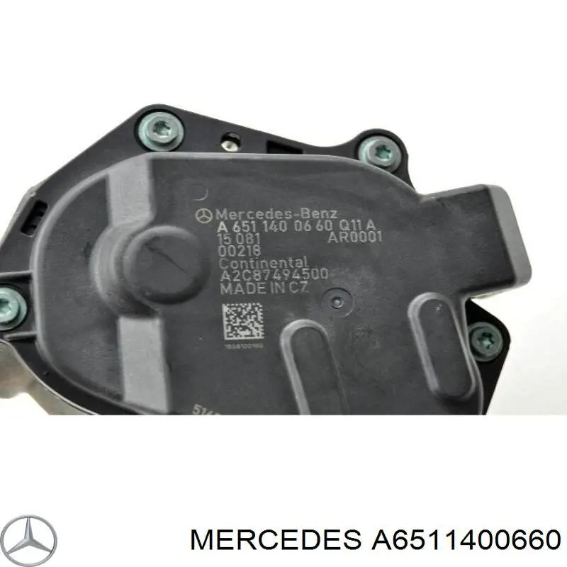 Compre A6511400660 Mercedes Válvula EGR de recirculação dos gases