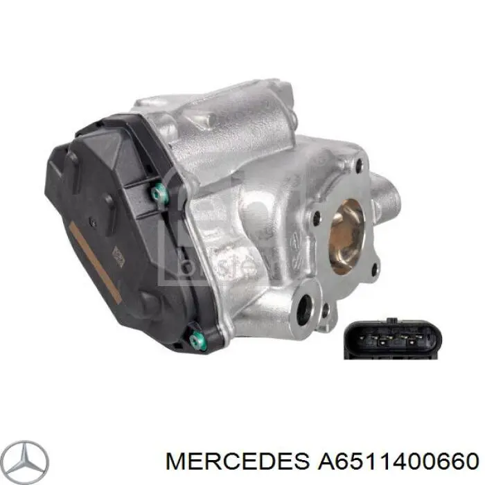 Válvula EGR de recirculação dos gases Mercedes A6511400660 preço, a partir de 115,77 USD