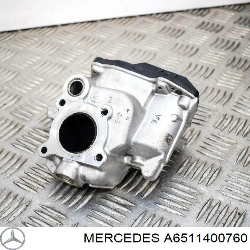Válvula EGR de recirculação dos gases A6511400760 Mercedes