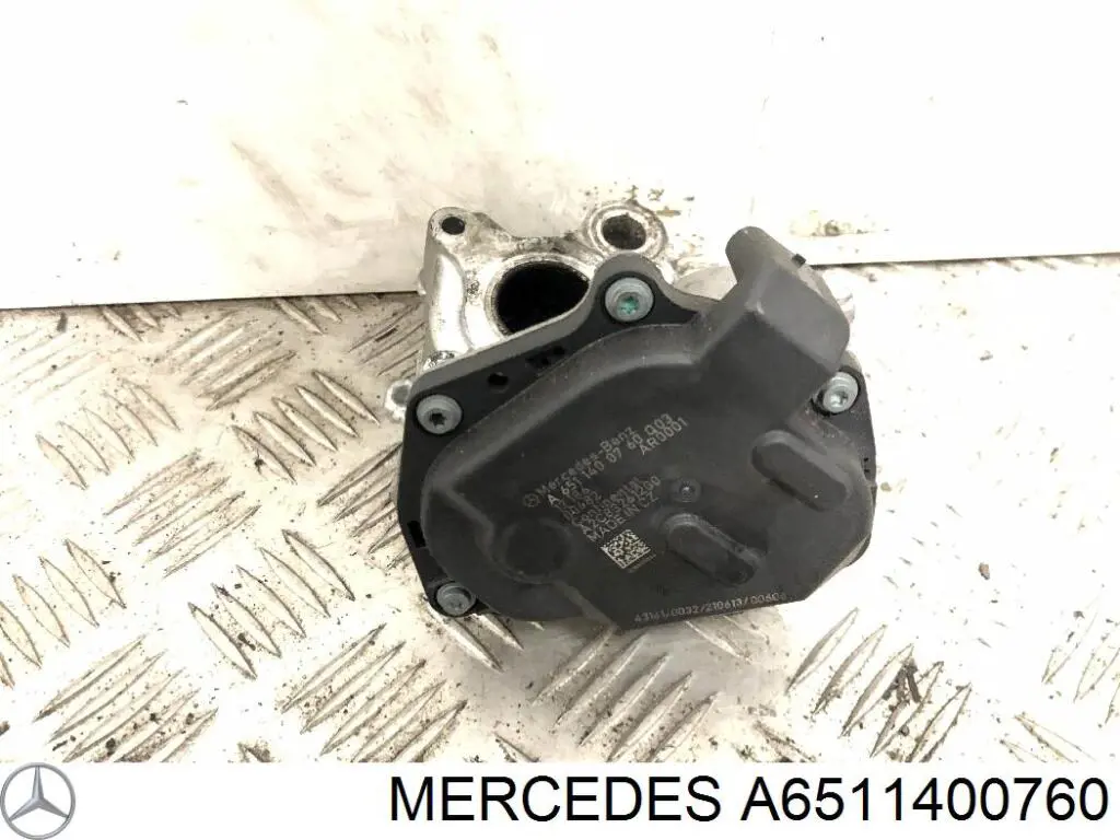 Válvula EGR de recirculação dos gases Mercedes A6511400760