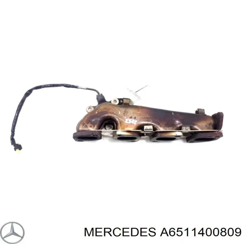 Tubo coletor de escape Mercedes A6511400809 preço, a partir de 213,35 USD