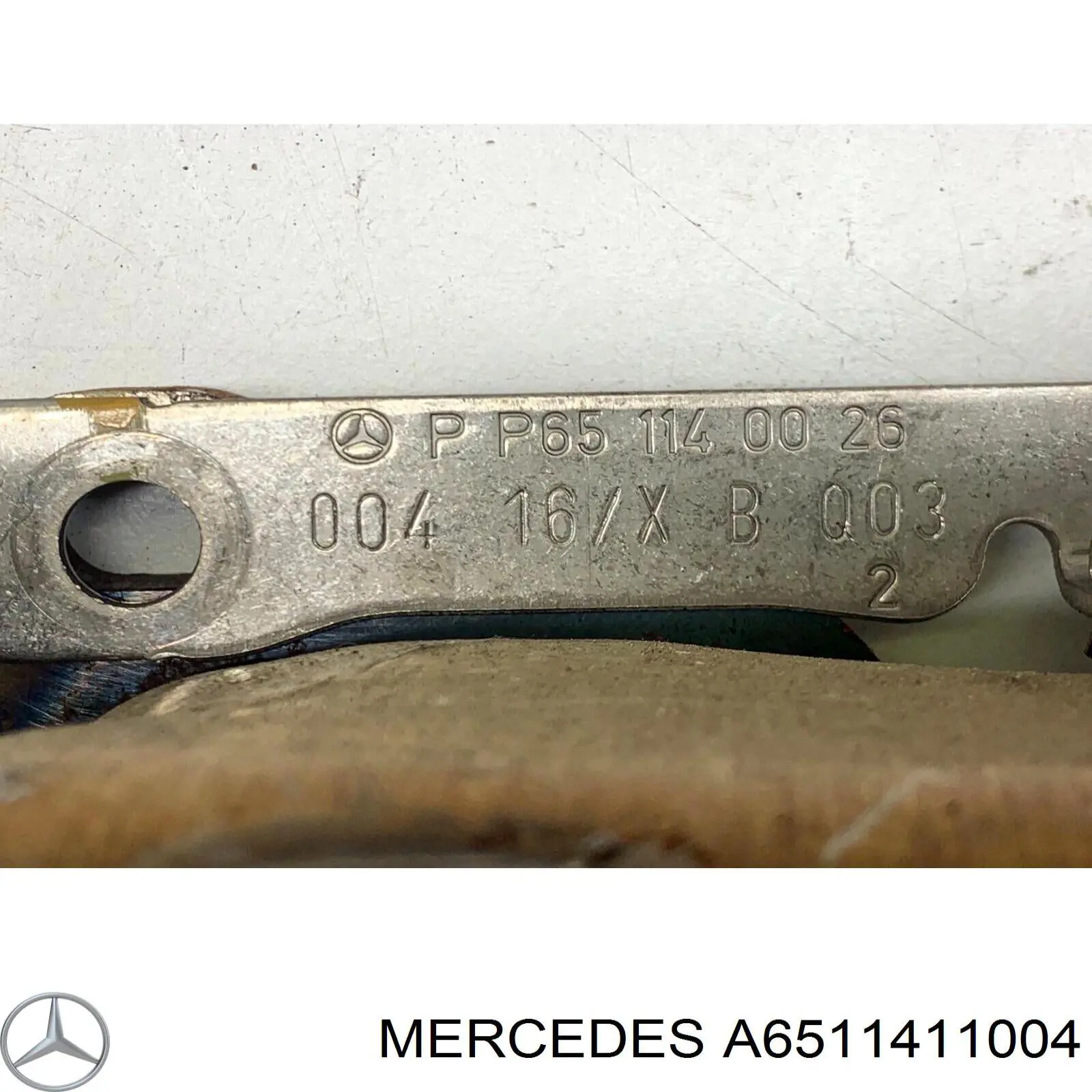 A6511411004 Mercedes Cano derivado do sistema de recirculação dos gases de escape EGR