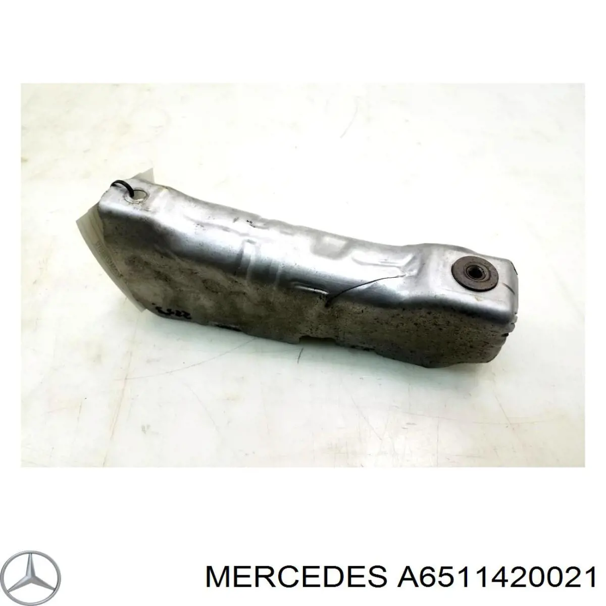 Proteção (tela térmica) de tubo coletor de escape Mercedes A6511420021 preço, a partir de 60,04 USD