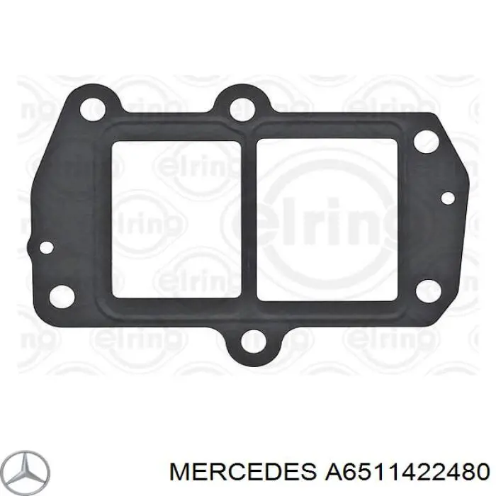 Vedante de refrigerador EGR do sistema de recirculação dos gases Mercedes A6511422480 preço, a partir de 7,09 USD