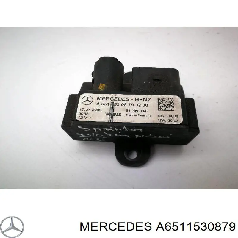 A6511530879 Mercedes Relê das velas de incandescência