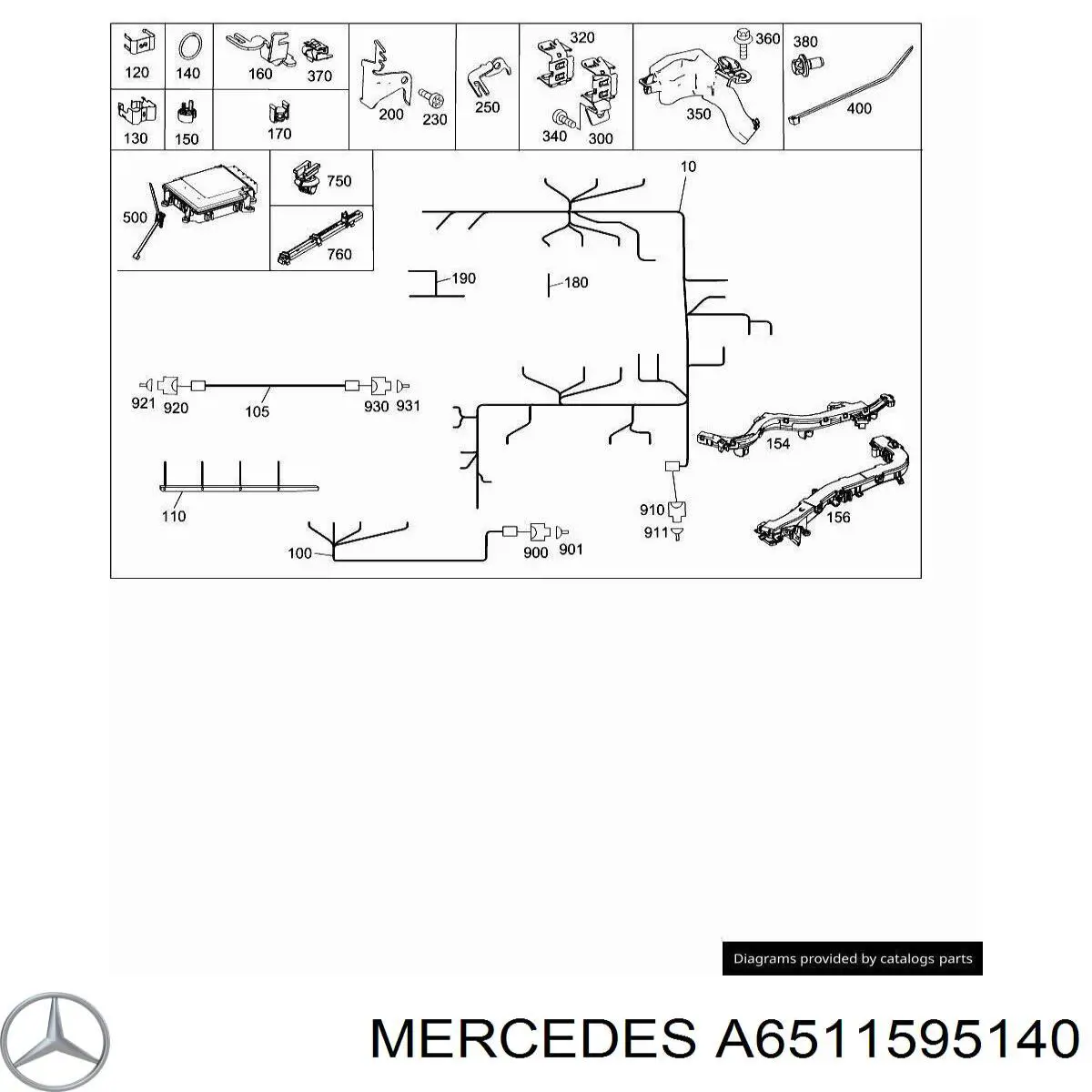 A6511595140 Mercedes 