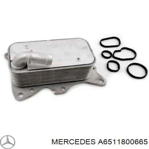 Radiador de óleo A6511800665 Mercedes