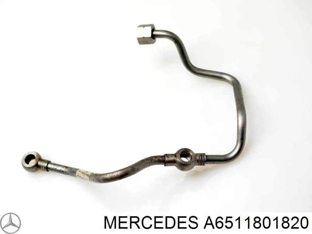 A6511801820 Mercedes Tubo (mangueira) de fornecimento de óleo de turbina