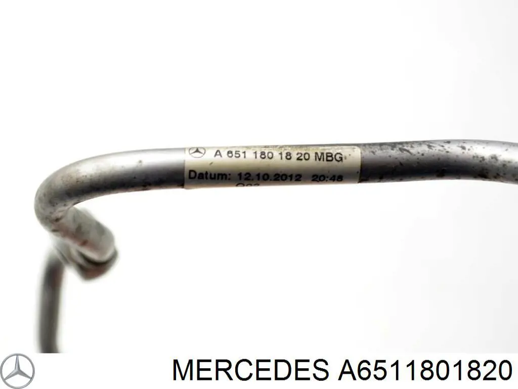 Compre A6511801820 Mercedes Tubo (mangueira) de fornecimento de óleo de turbina