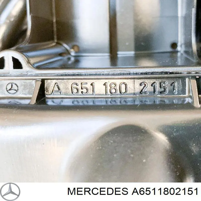A6511802151 Mercedes Receptor de óleo (coletor de óleo)