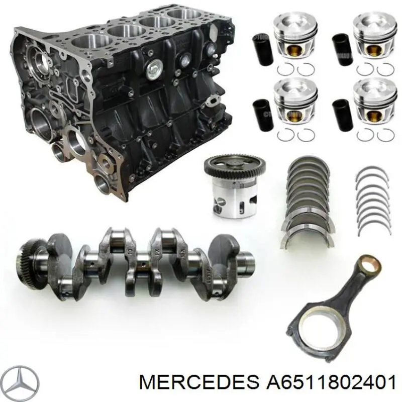 A6511802401 Mercedes Bomba de óleo