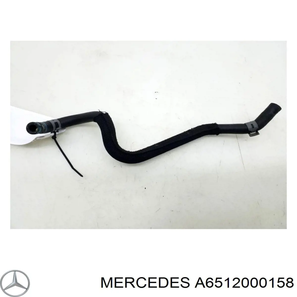 A6512000158 Mercedes Cano derivado de ventilação de cárter (de separador de óleo)
