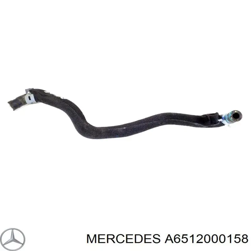 Cano derivado de ventilação de cárter (de separador de óleo) Mercedes A6512000158 preço, a partir de 24,30 USD