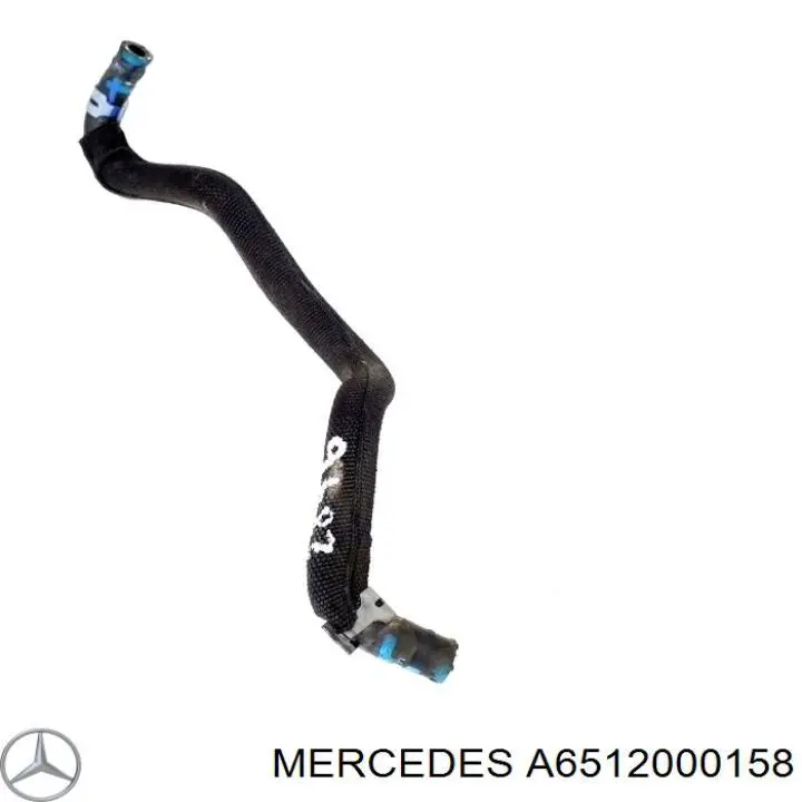 Compre A6512000158 Mercedes Cano derivado de ventilação de cárter (de separador de óleo)