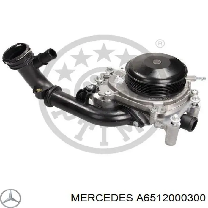 Bomba de água (bomba) de esfriamento Mercedes A6512000300 preço, a partir de 93,11 USD