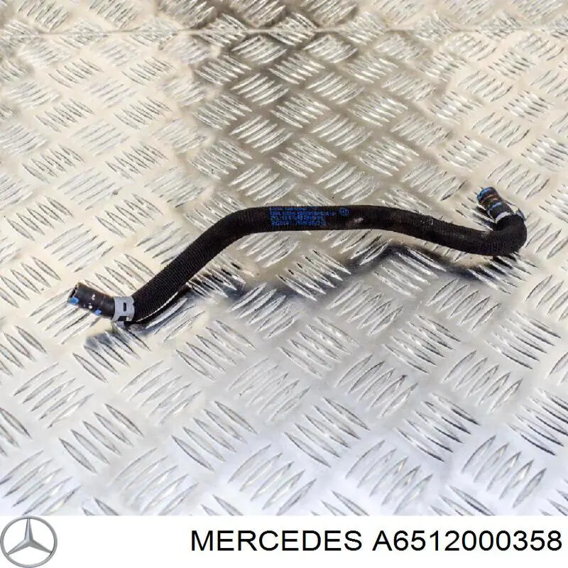 Cano derivado de ventilação de cárter (de separador de óleo) Mercedes 6512000358 preço, a partir de 24,30 USD