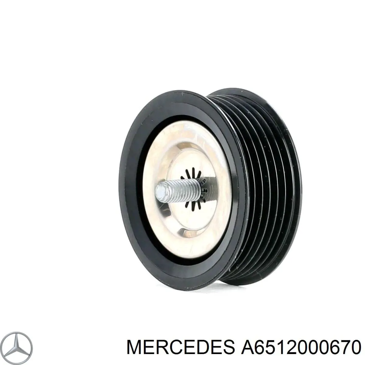 Compre A6512000670 Mercedes Rolo parasita da correia de transmissão