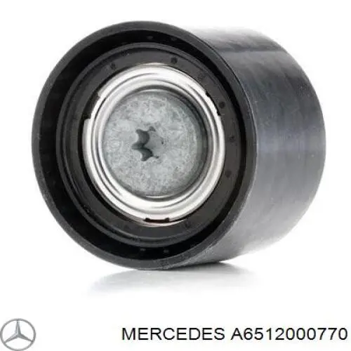 A6512000770 Mercedes Rolo parasita da correia de transmissão
