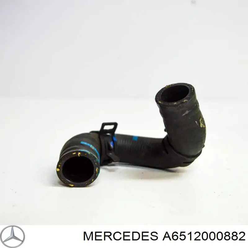 A6512000882 Mercedes Mangueira (cano derivado) de radiador EGR, linha de combustível de retorno