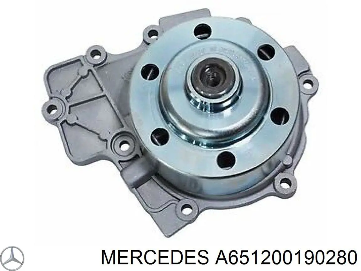 Bomba de água (bomba) de esfriamento A651200190280 Mercedes