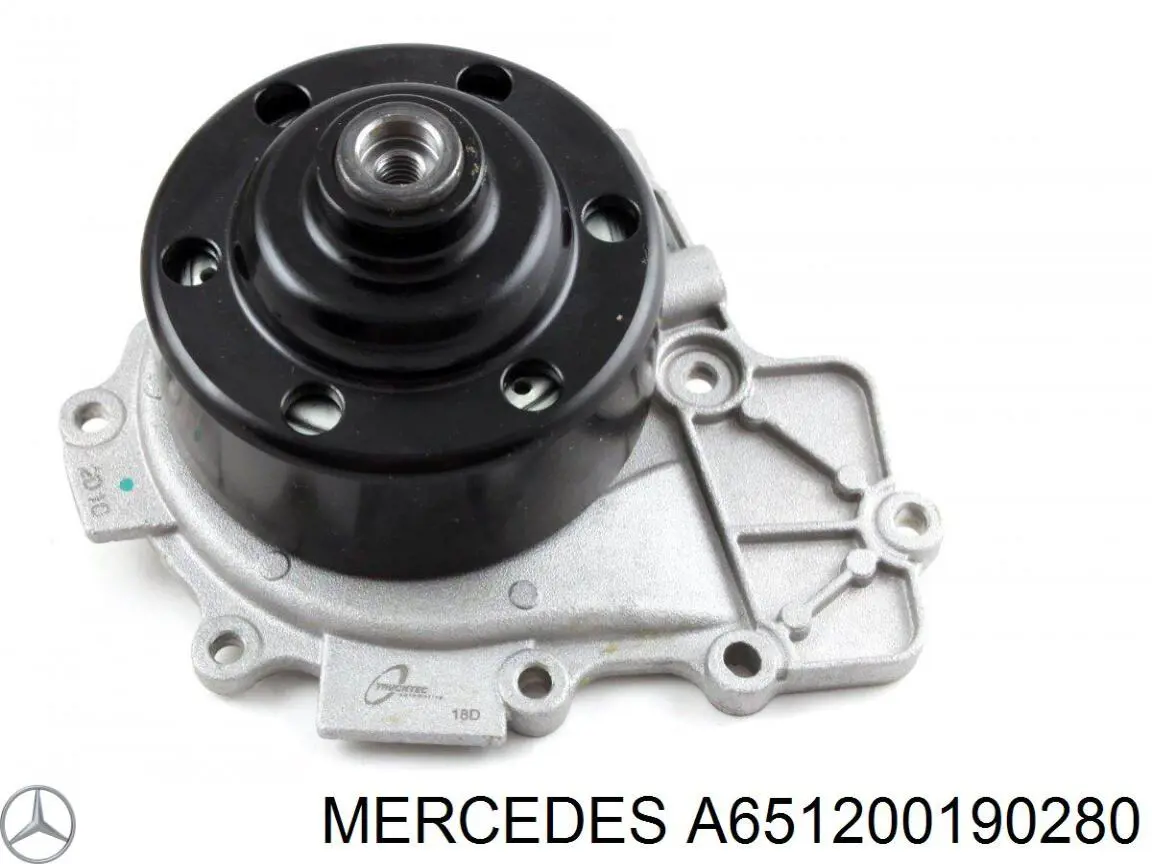 A651200190280 Mercedes Bomba de água (bomba) de esfriamento