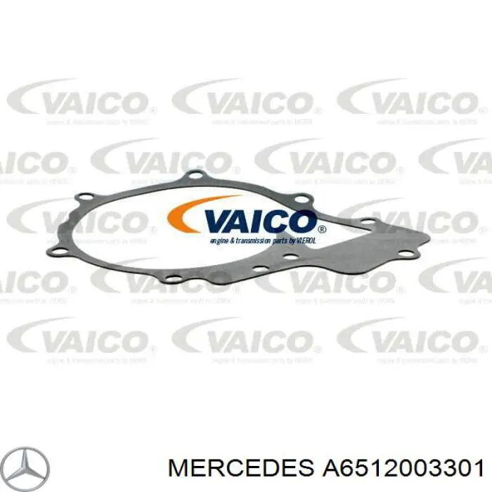 Bomba de água (bomba) de esfriamento A6512003301 Mercedes