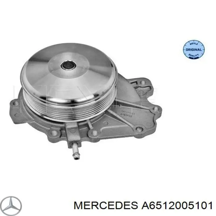 Bomba de água (bomba) de esfriamento Mercedes A6512005101 preço, a partir de 116,13 USD