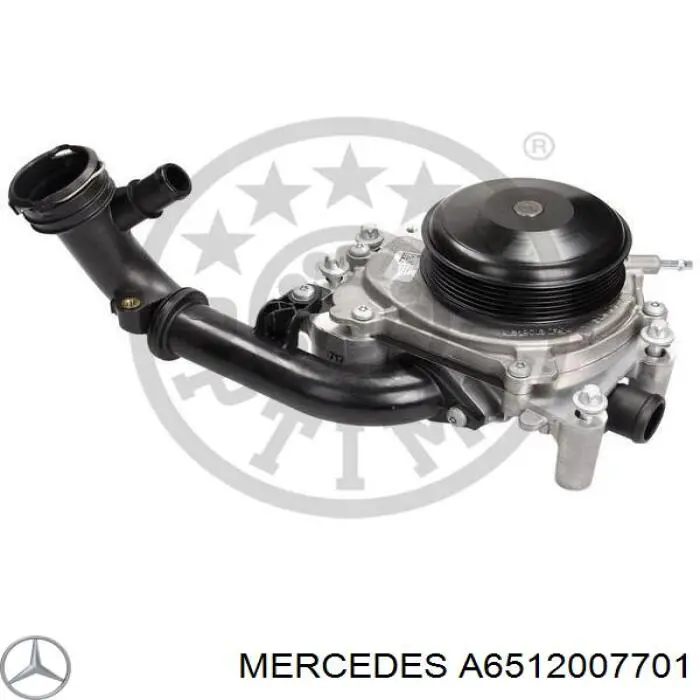 A6512007701 Mercedes Bomba de água (bomba) de esfriamento