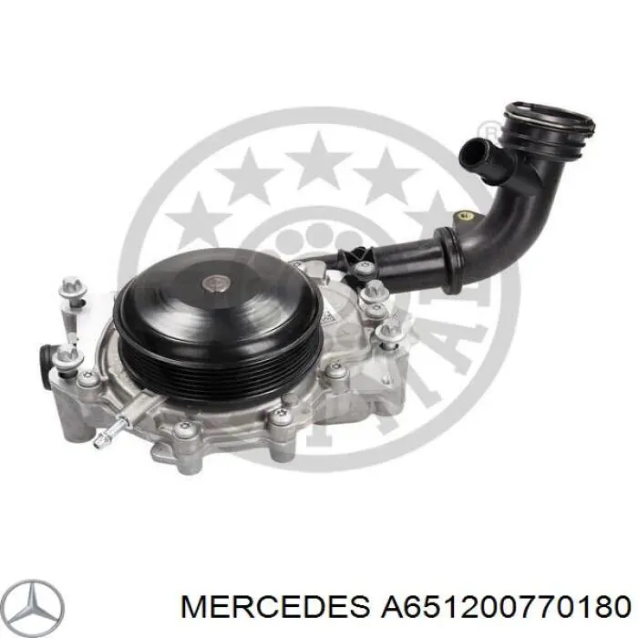 A651200770180 Mercedes Bomba de água (bomba) de esfriamento