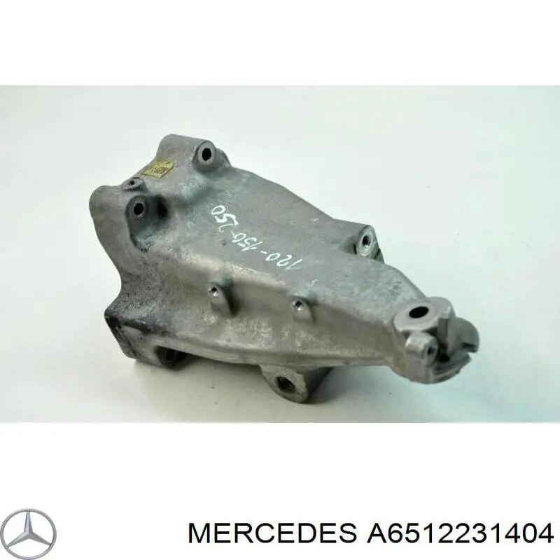 A6512231404 Mercedes Consola de coxim (apoio) direita de motor
