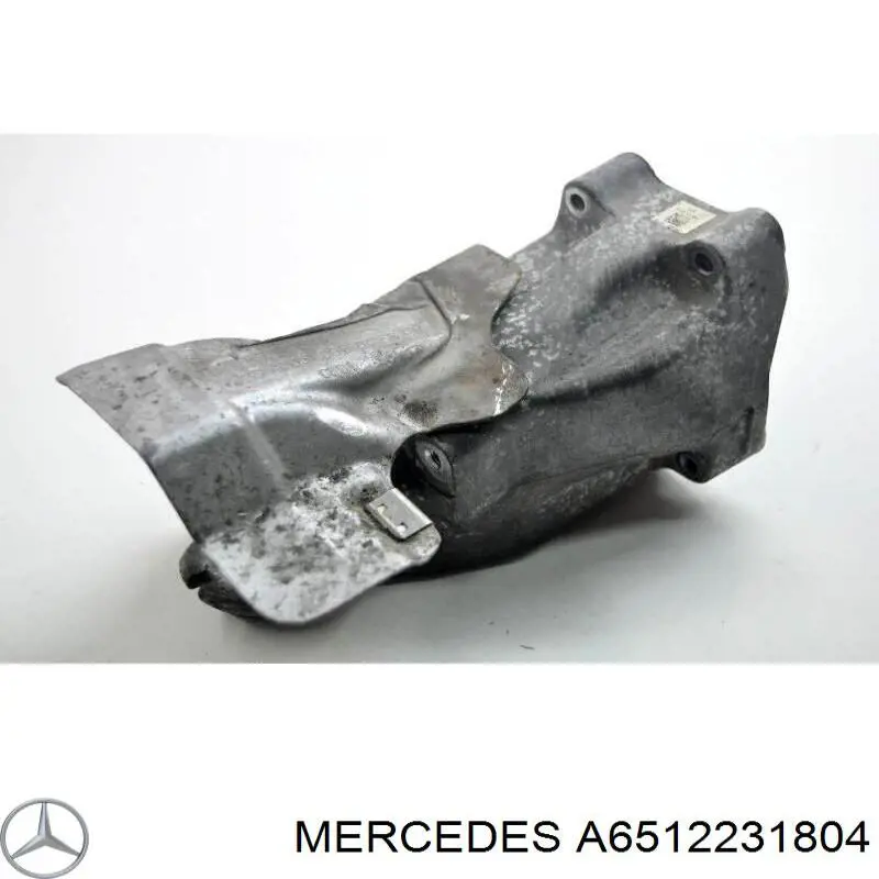 A6512231804 Mercedes Consola de coxim (apoio) direita de motor