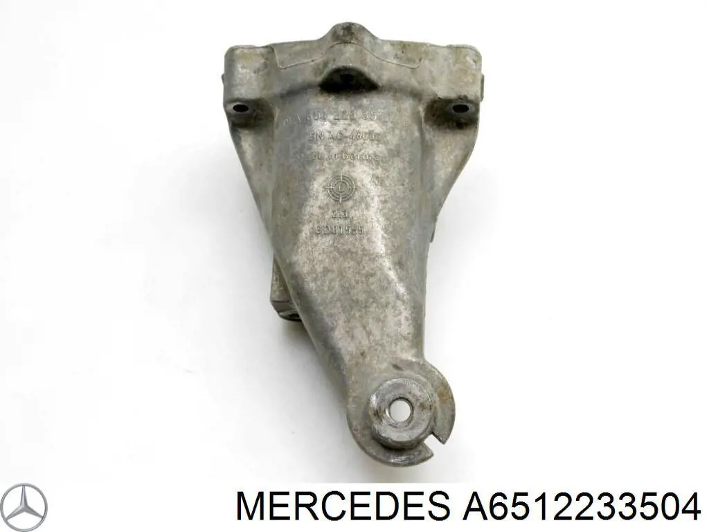 A6512233504 Mercedes Consola de coxim (apoio) direita de motor
