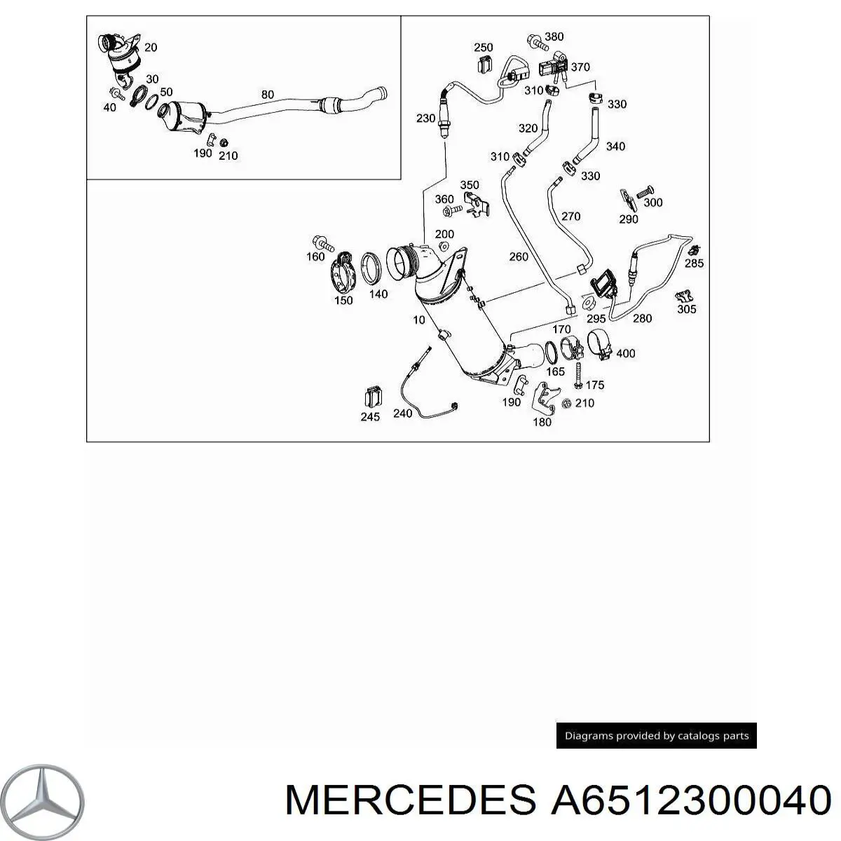 A6512300040 Mercedes 