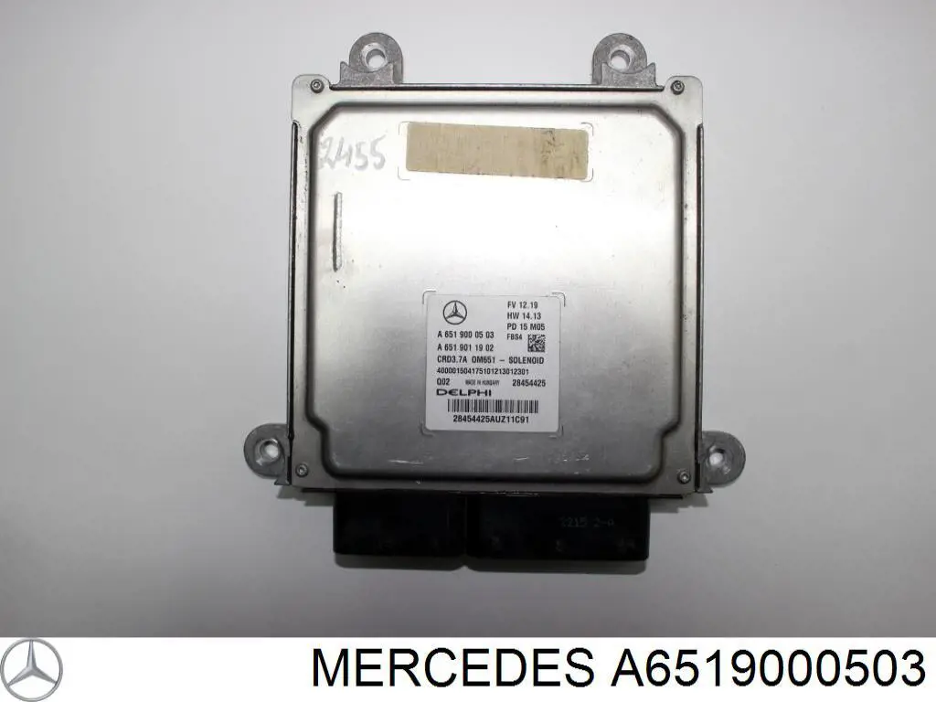 6519000503 Mercedes Módulo de direção (Centralina eletrônica) de motor