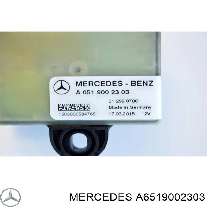 Relê das velas de incandescência Mercedes A6519002303 preço, a partir de 88,69 USD
