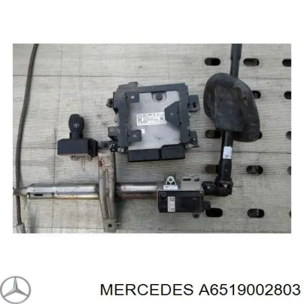 6519002803 Mercedes Módulo de direção (Centralina eletrônica) de motor