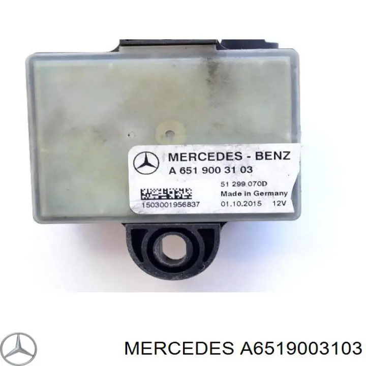 Relê das velas de incandescência Mercedes A6519003103 preço, a partir de 93,11 USD