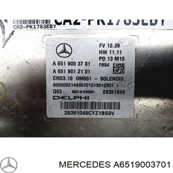 Compre 6519003701 Mercedes Módulo de direção (Centralina eletrônica) de motor