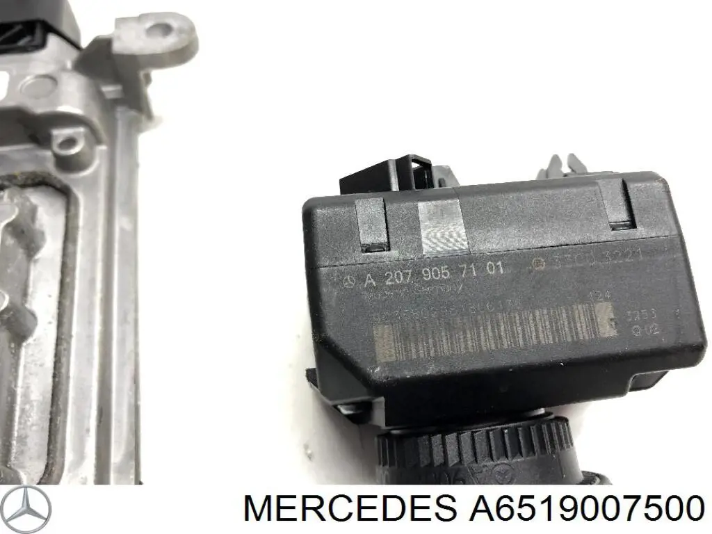 A6519007500 Mercedes Módulo de direção (Centralina eletrônica) de motor