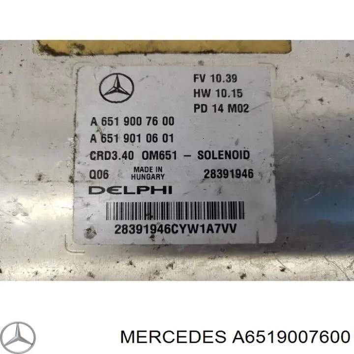 Sensor de radar de distância Mercedes A6519007600 preço, a partir de 264,36 USD