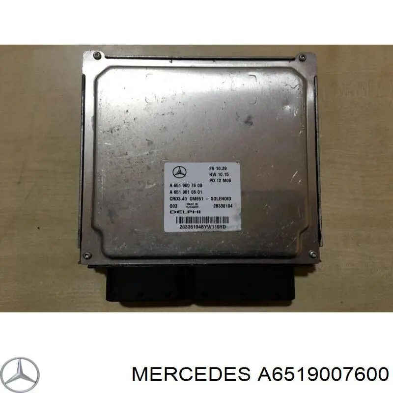 A6519007600 Mercedes Sensor de radar de distância