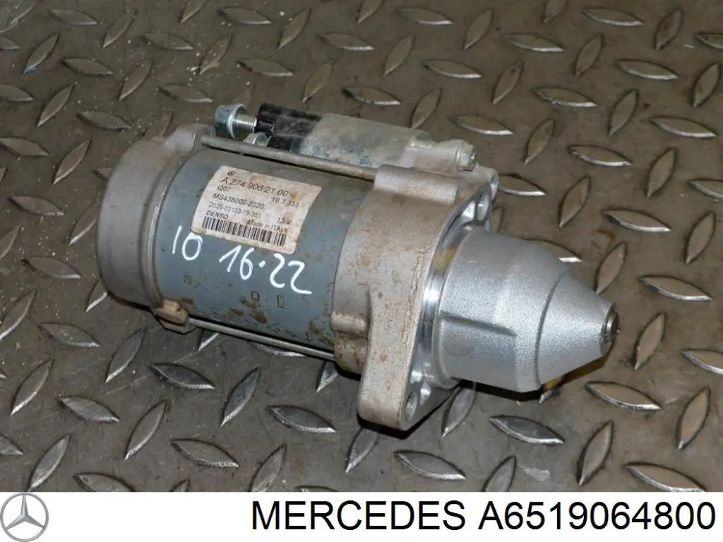 Compre A6519064800 Mercedes Motor de arranco