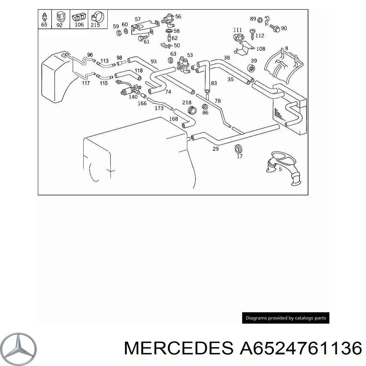 A6524761136 Mercedes 