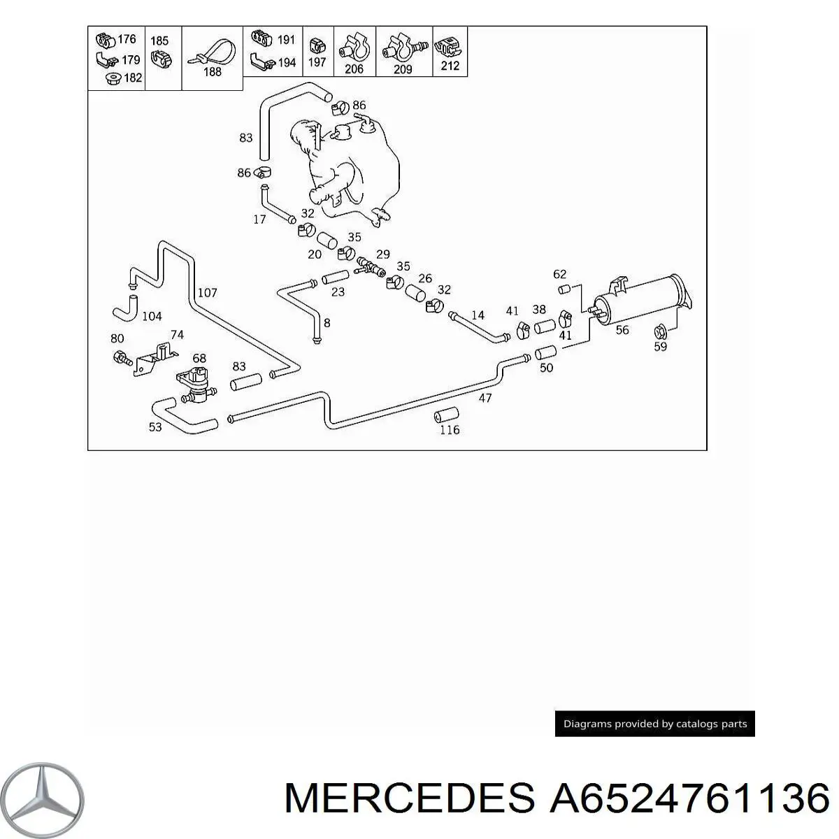 Compre A6524761136 Mercedes 