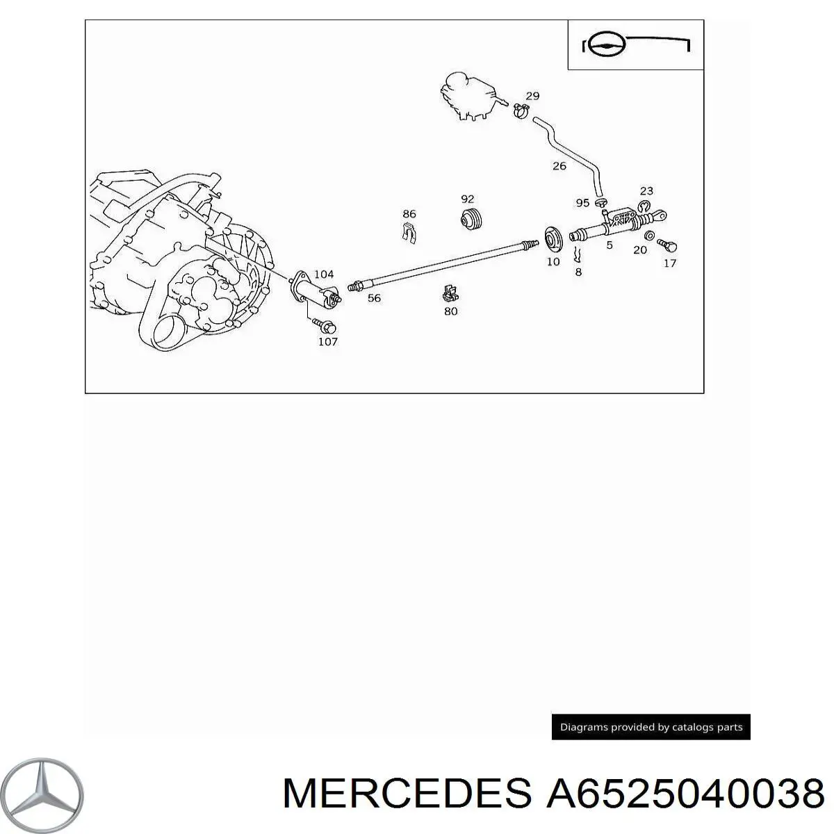  Mercedes A6525040038 preço, a partir de 4,42 USD