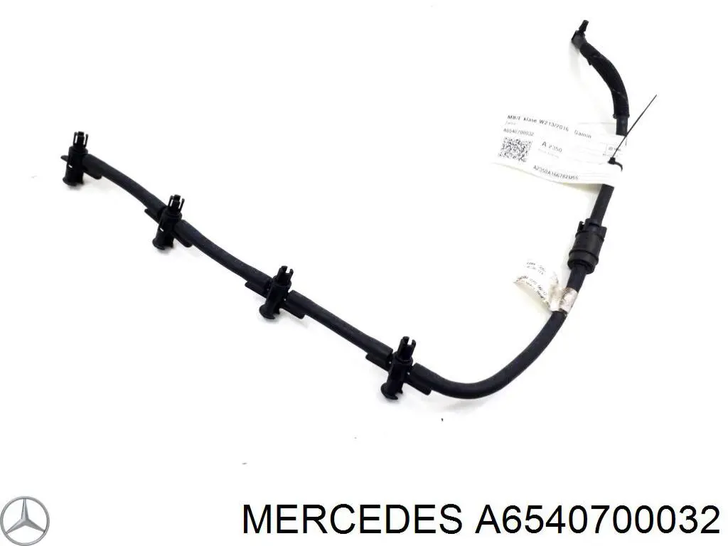 A6540700032 Mercedes Tubo de combustível, inverso desde os injetores