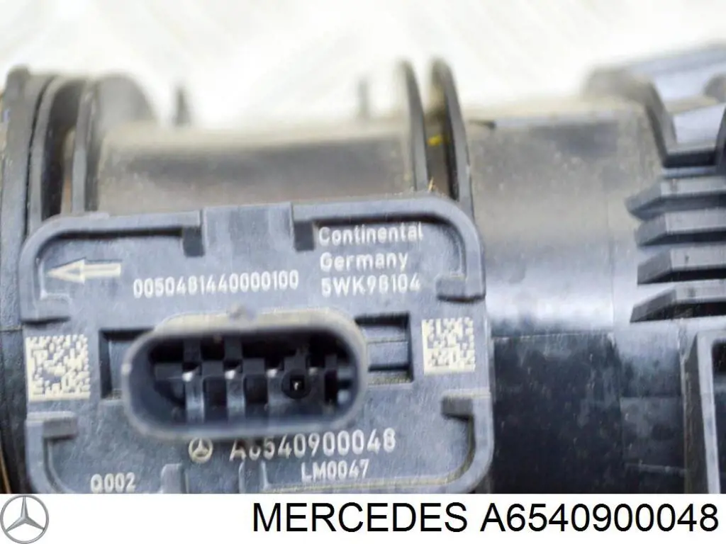 6540900048 Mercedes Sensor de fluxo (consumo) de ar, medidor de consumo M.A.F. - (Mass Airflow)