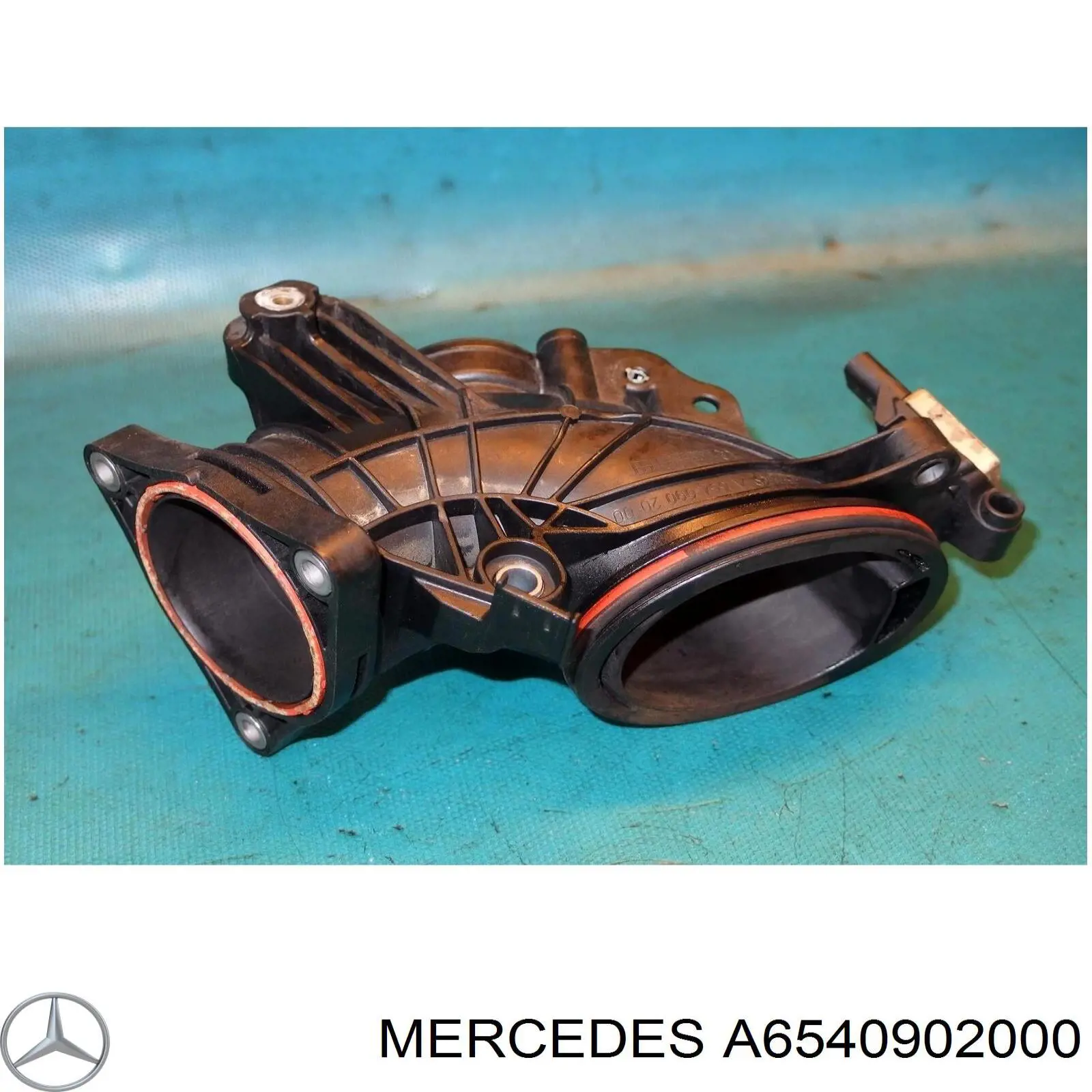 A6540902000 Mercedes Cano derivado de ar, da válvula de borboleta